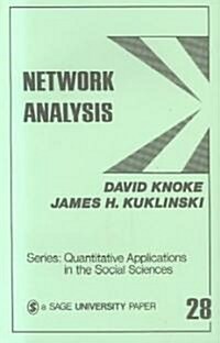 Network Analysis (Paperback)