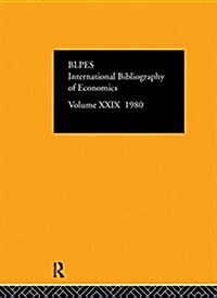 IBSS: Economics: 1980 Volume 29 (Hardcover)