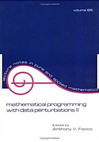 Mathematical Programming with Data Perturbations II, Second Edition (Paperback, 2)
