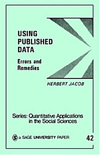 Using Published Data: Errors and Remedies (Paperback)