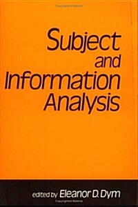 Subject Analysis Methodologies (Hardcover)