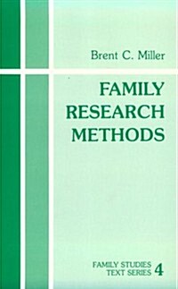 [중고] Family Research Methods (Paperback)