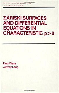 Zariski Surfaces and Differential Equations in Characteristic P (Hardcover)