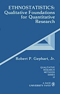 Ethnostatistics: Qualitative Foundations for Quantitative Research (Paperback)