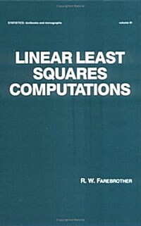 Linear Least Squares Computations (Hardcover)