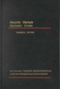 Security markets : stochastic models