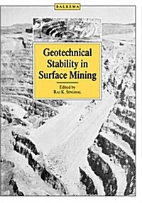 Geotechnical Stability in Surface Mining (Hardcover)