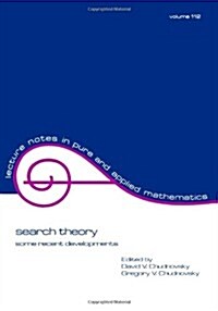 Search Theory: Some Recent Developments (Paperback)