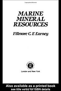 Marine Mineral Resources (Hardcover)