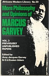 More Philosophy and Opinions of Marcus Garvey (Hardcover)