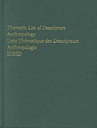 Thematic List of Descriptors - Anthropology (Hardcover)