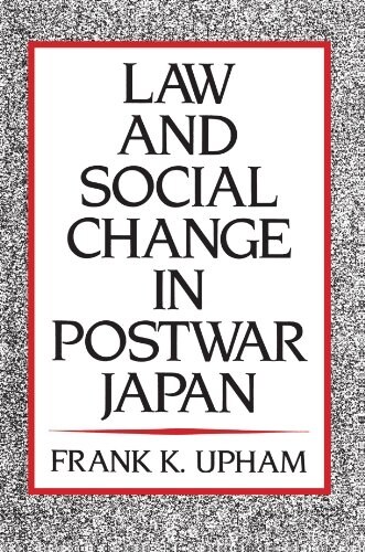 Law and Social Change in Postwar Japan (Paperback, Revised)