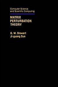 Matrix Perturbation Theory (Hardcover)