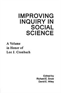 Improving Inquiry in Social Science (Paperback)