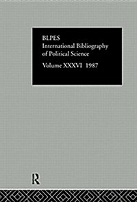 IBSS: Political Science: 1987 Volume 36 (Hardcover)