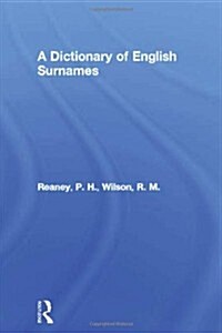 A Dictionary of English Surnames (Hardcover, 3rd, Subsequent)