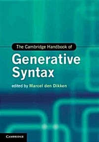 The Cambridge Handbook of Generative Syntax (Hardcover)