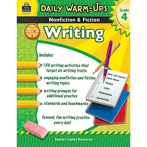 Daily Warm-Ups: Nonfiction & Fiction Writing Grd 4 (Paperback)