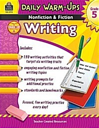 Daily Warm-Ups: Nonfiction & Fiction Writing Grd 5 (Paperback)