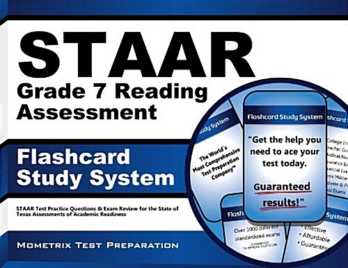 Staar Grade 7 Reading Assessment Flashcard Study System: Staar Test Practice Questions & Exam Review for the State of Texas Assessments of Academic Re (Other)