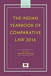 The Indian Yearbook of Comparative Law 2016 (Hardcover)