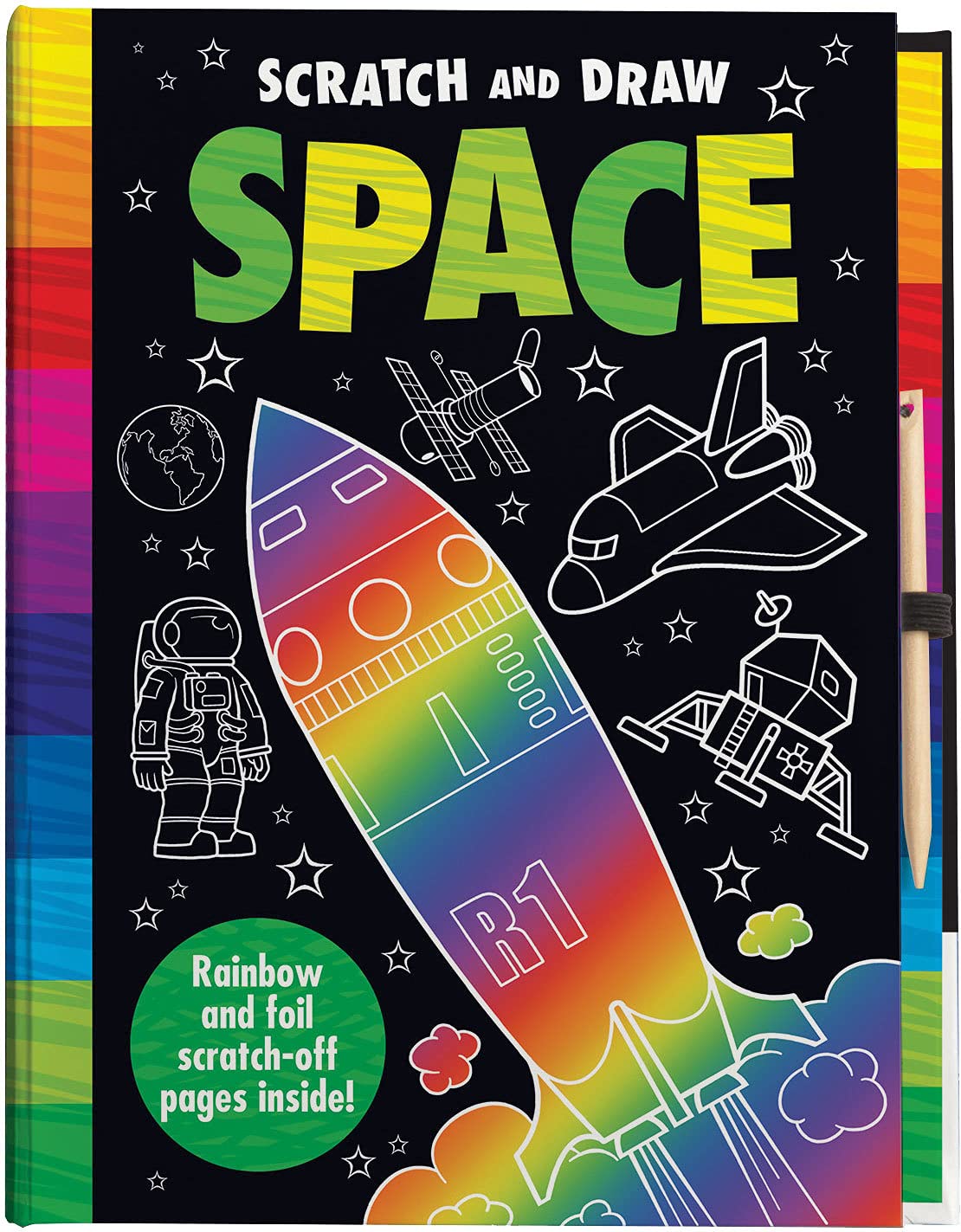 Scratch and Draw Space (Hardcover)