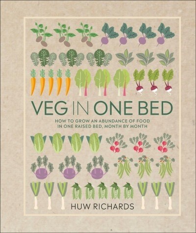 Veg in One Bed : How to Grow an Abundance of Food in One Raised Bed, Month by Month (Hardcover)