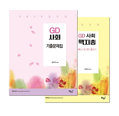 2019 김규대 GD사회 기출문제집 + 핵지총 - 전2권