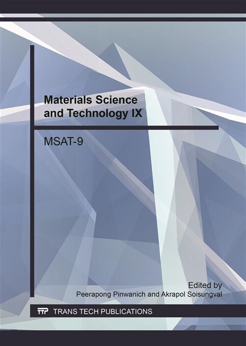 Materials Science and Technology IX (Paperback)