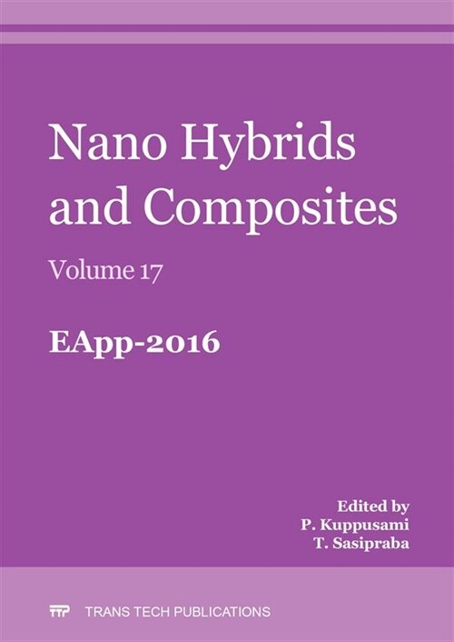 Nano Hybrids and Composites Vol. 17 (Paperback)