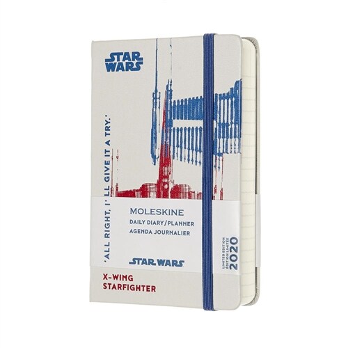 Moleskine 2020 Star Wars Daily Planner, 12m, Pocket, X-Wing, Hard Cover (3.5 X 5.5) (Other)