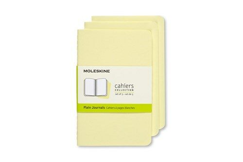Moleskine Cahier Journal, Pocket, Plain, Tender Yellow (3.5 X 5.5) (Other)