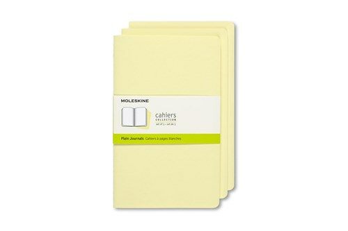 Moleskine Cahier Journal, Large, Plain, Tender Yellow (8.25 X 5) (Other)