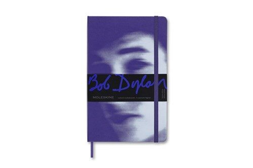 Moleskine Limited Edition Notebook Bob Dylan, Large, Ruled, Violet, Hard Cover (5 X 8.25) (Hardcover)