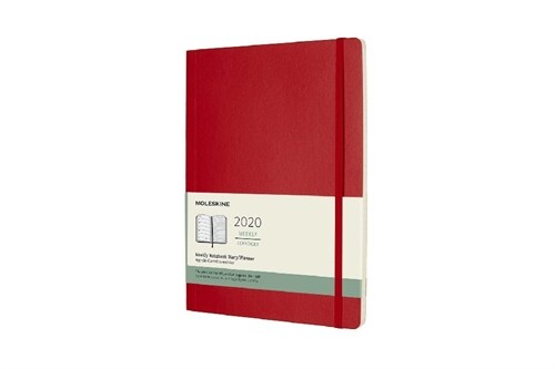 Moleskine 2020 Weekly Planner, 12m, Extra Large, Scarlet Red, Soft Cover (7.5 X 9.75) (Other)