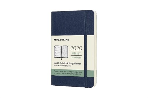 Moleskine 2020 Weekly Planner, 12m, Pocket, Sapphire Blue, Soft Cover (3.5 X 5.5) (Other)