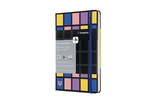 Moleskine Dropbox Smart Notebook, Large, Plain, Black, Hard Cover (5 X 8.25) (Other)