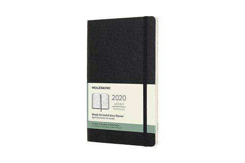 Moleskine 2020 Weekly Horizontal Planner, 12m, Large, Black, Soft Cover (5 X 8.25) (Other)