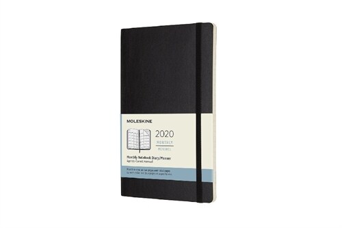 Moleskine 2020 Monthly Planner, 12m, Large, Black, Soft Cover (5 X 8.25) (Other)