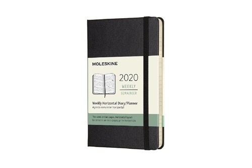 Moleskine 2020 Weekly Horizontal Planner, 12m, Pocket, Black, Hard Cover (3.5 X 5.5) (Other)