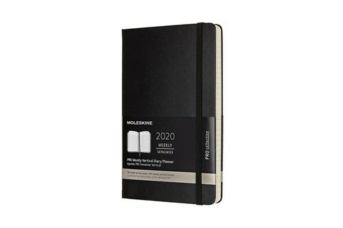Moleskine 2020 Professional Weekly Vertical Planner, 12m, Large, Black, Hard Cover (5 X 8.25) (Other)