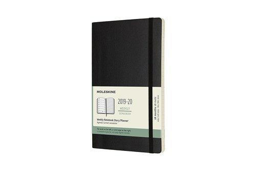 Moleskine 2019-20 Weekly Planner, 18m, Large, Black, Soft Cover (5 X 8.25) (Other)