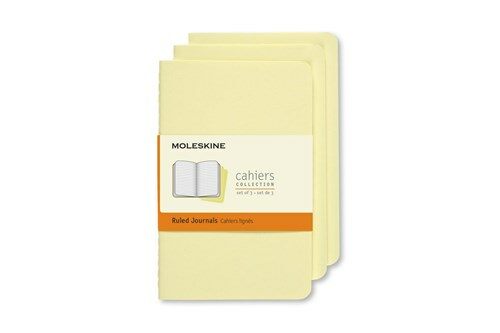 Moleskine Cahier Journal, Pocket, Ruled, Tender Yellow (3.5 X 5.5) (Other)
