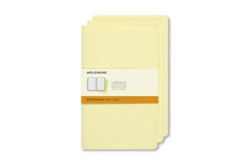 Moleskine Cahier Journal, Large, Ruled, Tender Yellow (8.25 X 5) (Other)