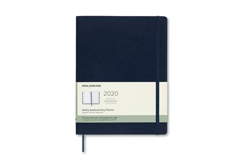Moleskine 2020 Weekly Planner, 12m, Extra Large, Sapphire Blue, Soft Cover (7.5 X 9.75) (Other)