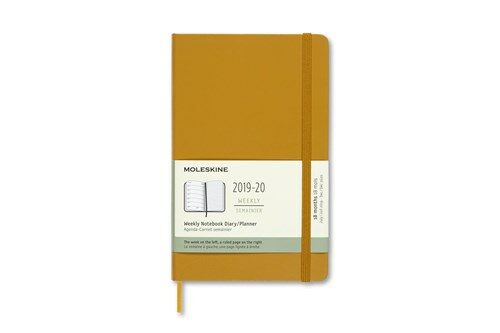 Moleskine 2019-20 Weekly Planner, 18m, Large, Ripe Yellow, Hard Cover (5 X 8.25) (Other)