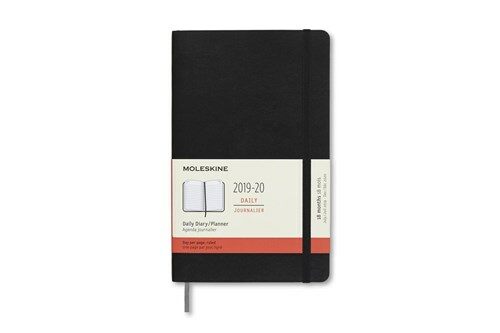 Moleskine 2019-20 Daily Planner, 18m, Large, Black, Soft Cover (5 X 8.25) (Other)