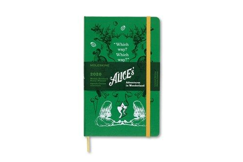 Moleskine 2020 Alice Wonder Weekly Planner, 12m, Large, Green, Hard Cover (5 X 8.25) (Other)