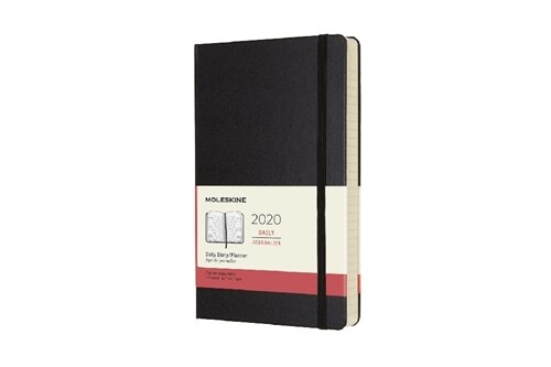 Moleskine 2020 Daily Planner, 12m, Large, Black, Hard Cover (5 X 8.25) (Other)