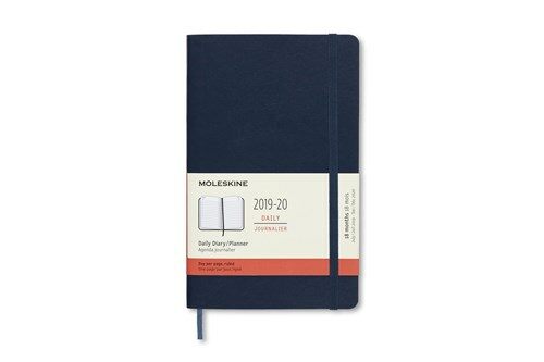 Moleskine 2019-20 Daily Planner, 18m, Large, Sapphire Blue, Soft Cover (5 X 8.25) (Other)